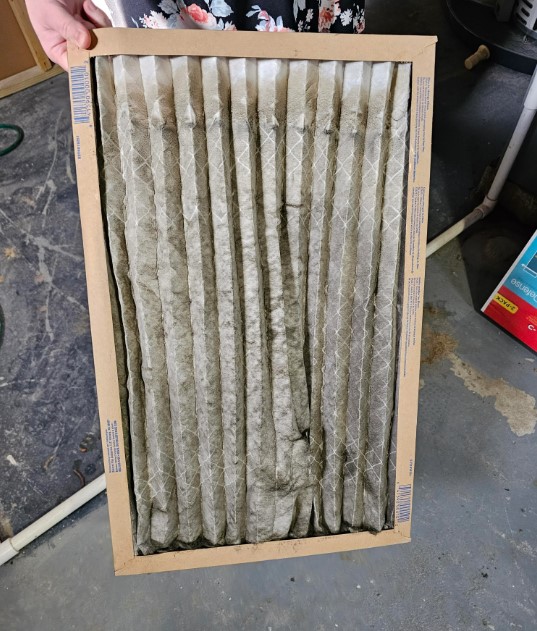 clogged furnace filter