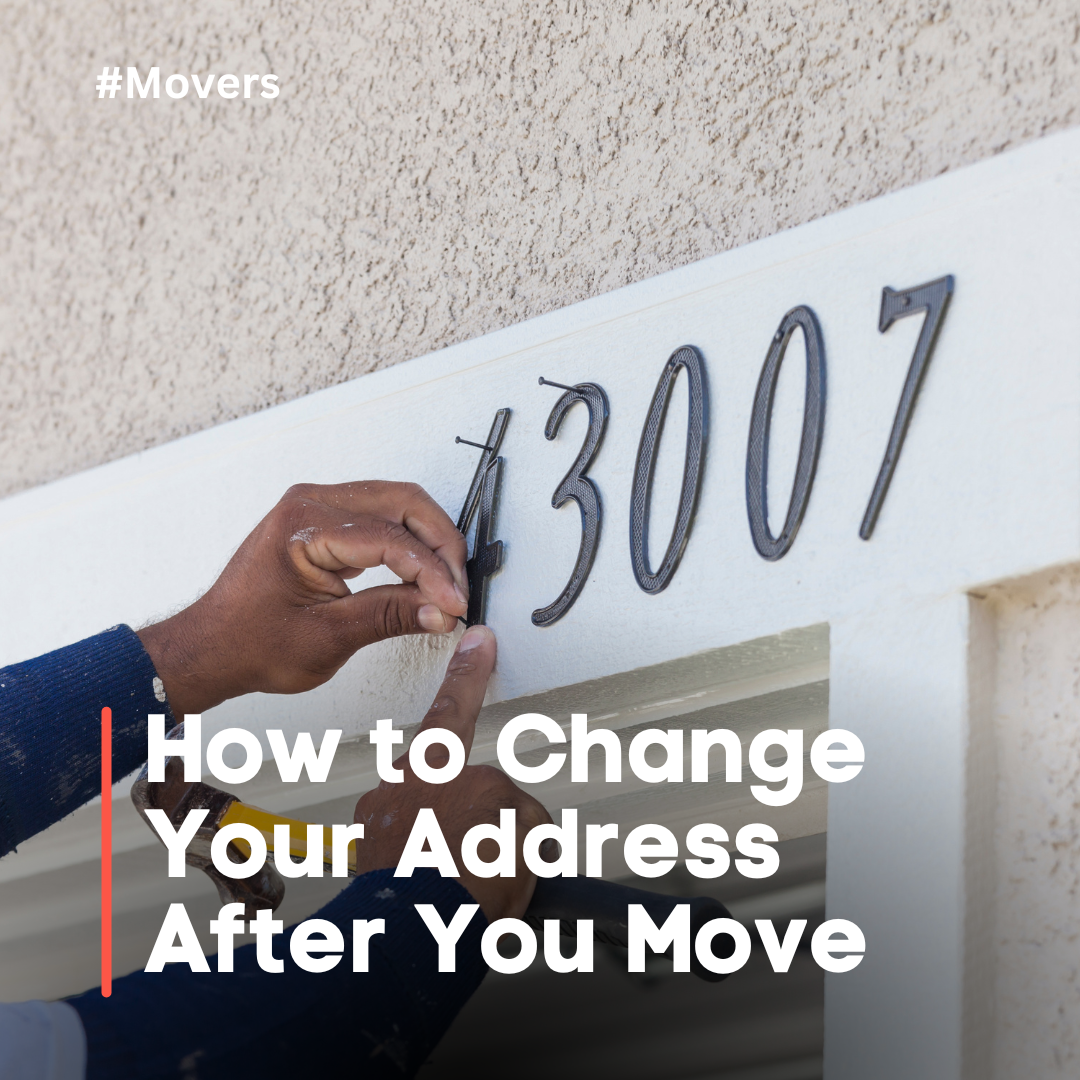 how to change your address,after you move