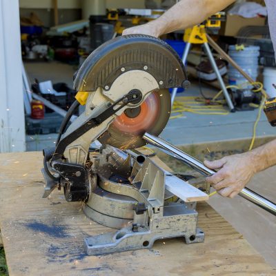 miter saw for cutting pvc