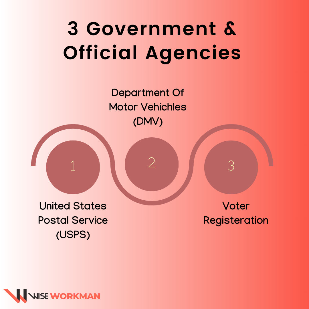 three government and official agenices