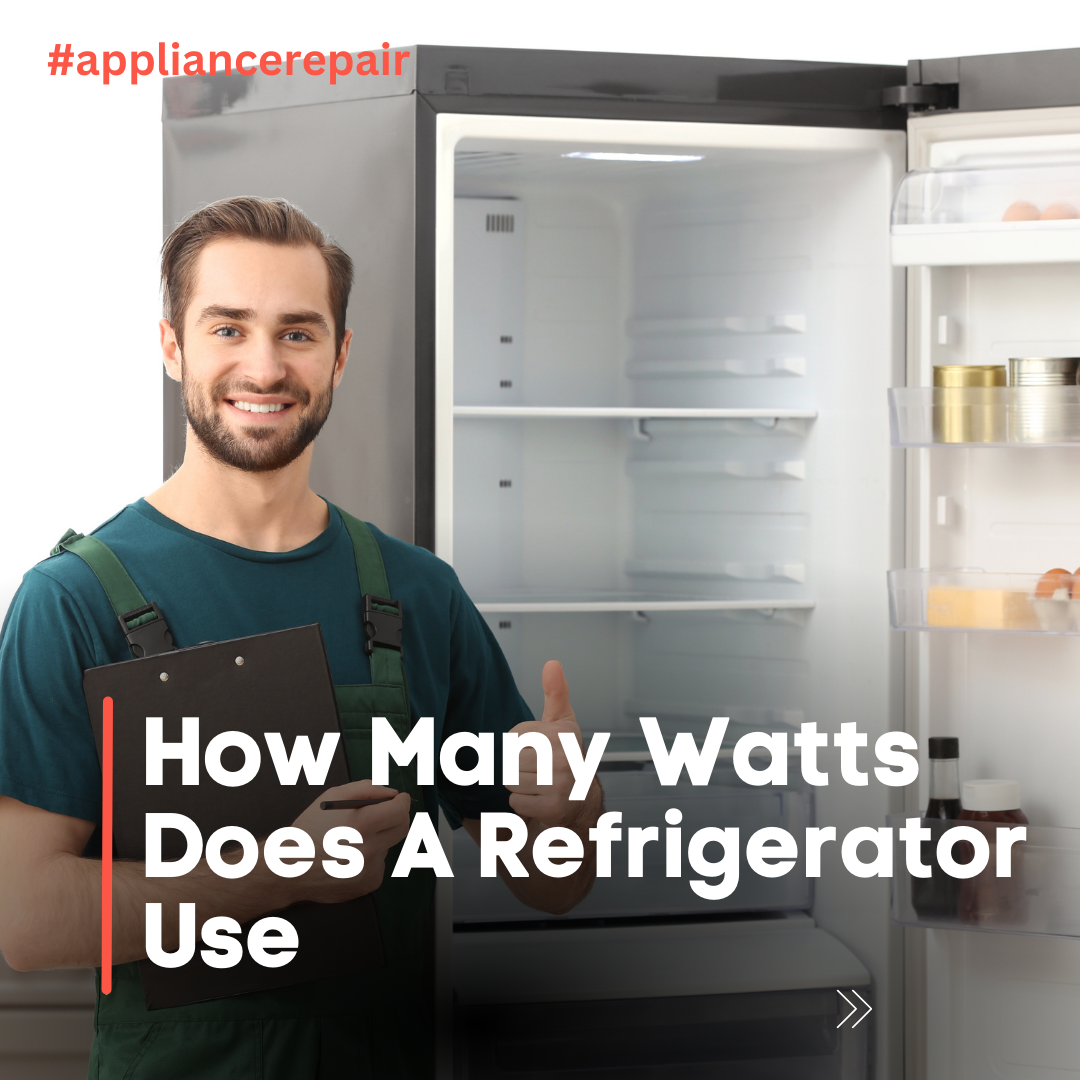 how many watts does a refrigerator use