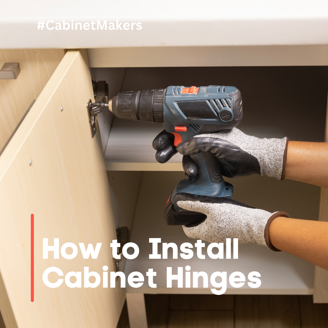 how to install cabinets hinges