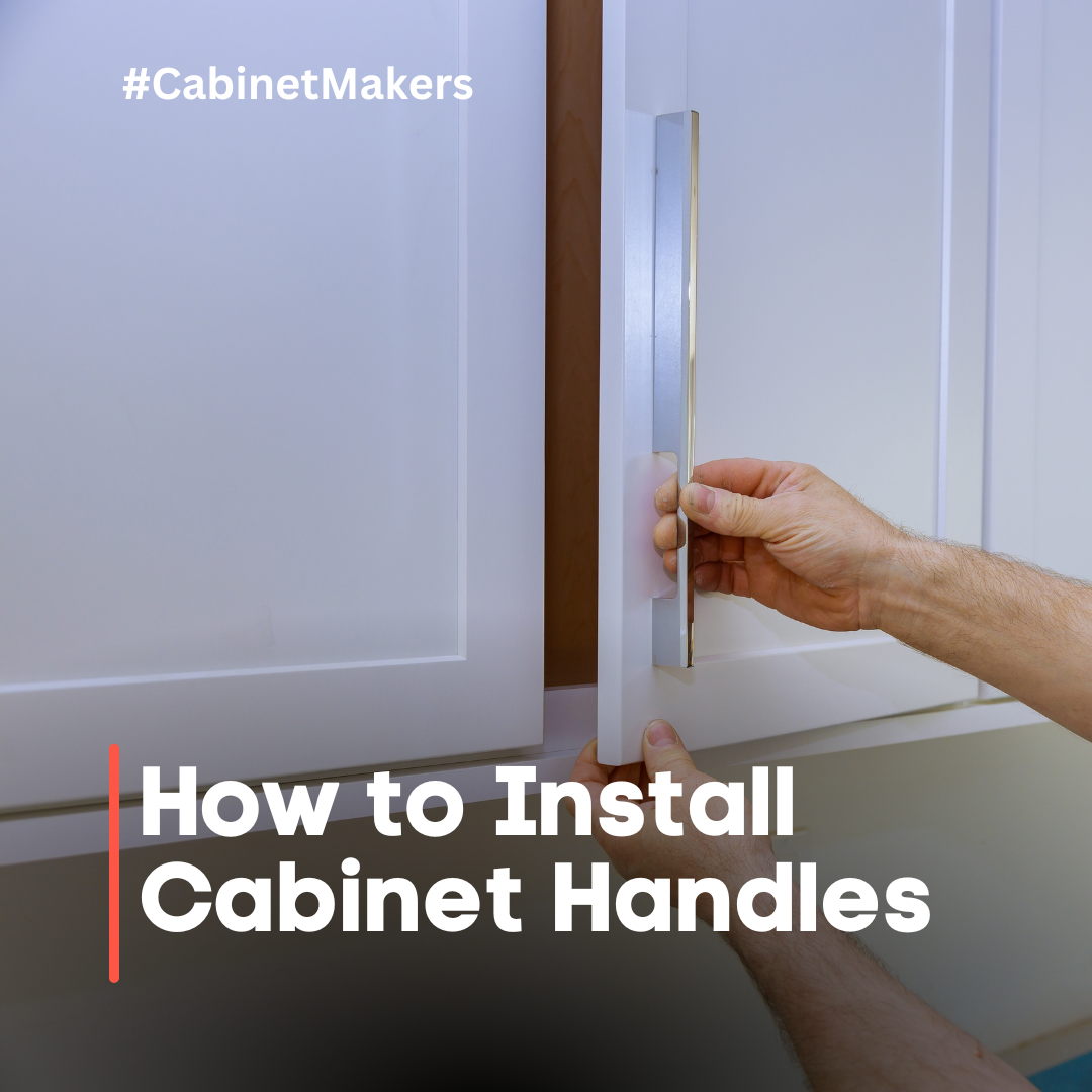 how to install cabinet handles