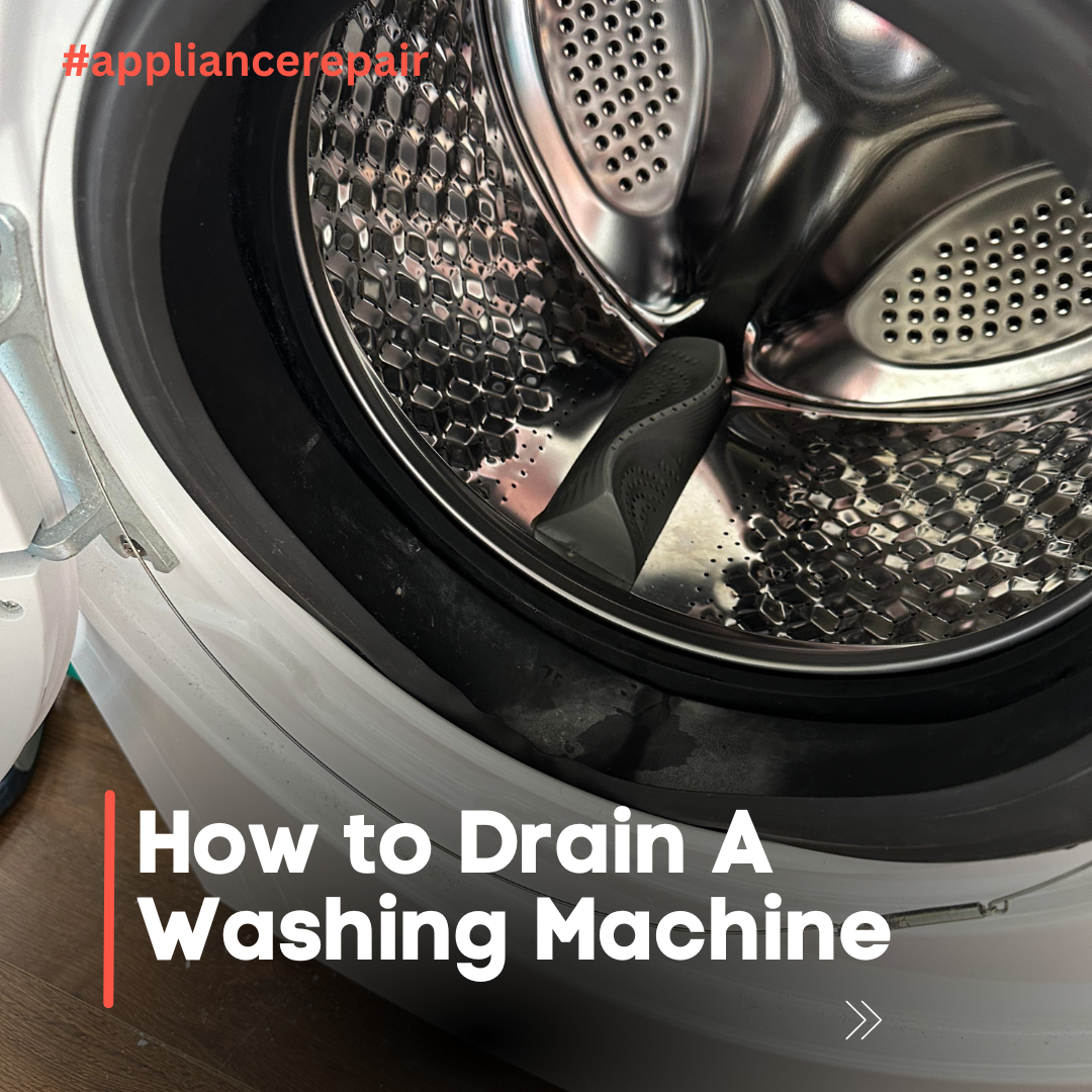 how to drain a washing machine