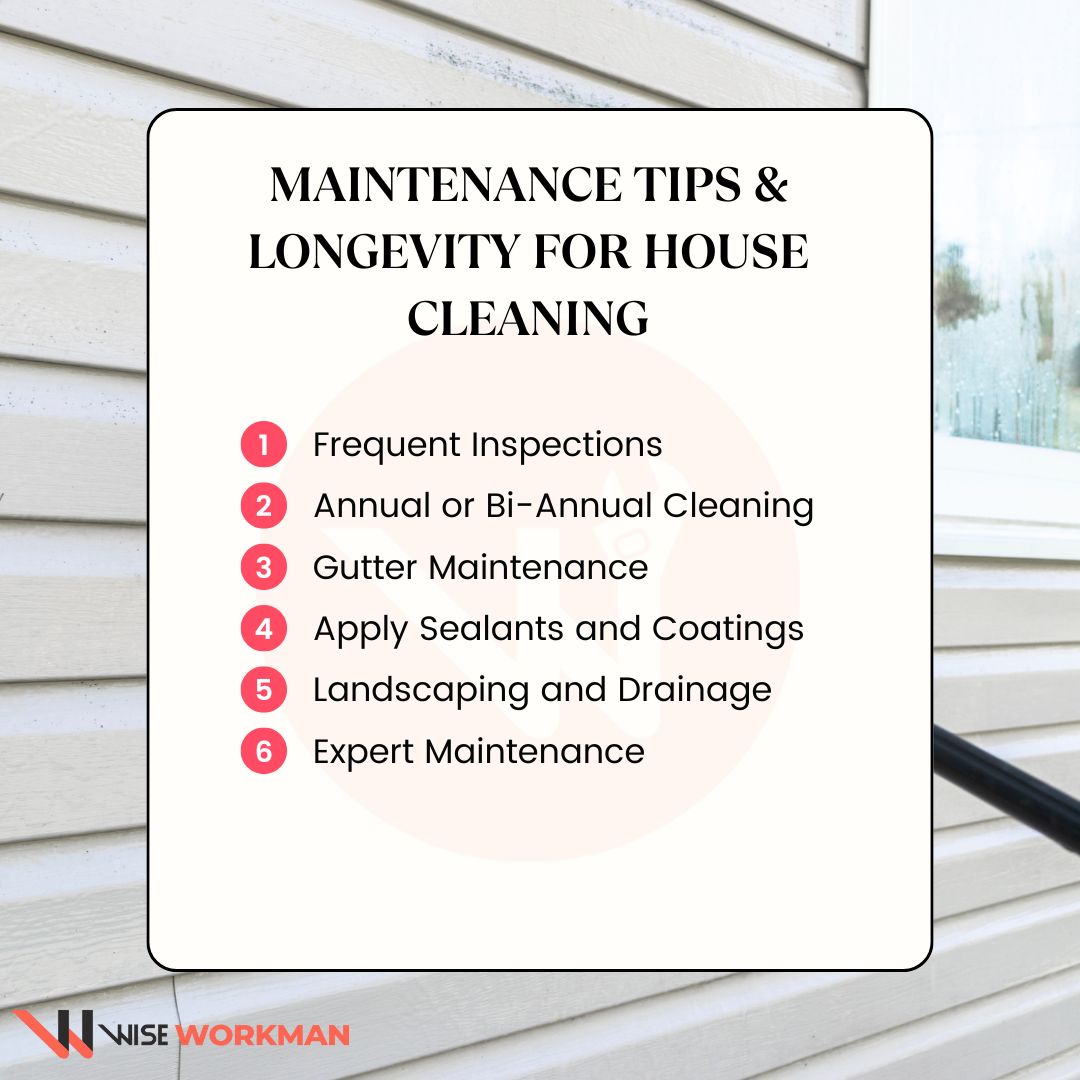Maintenance Tips and Longevity for House Cleaning