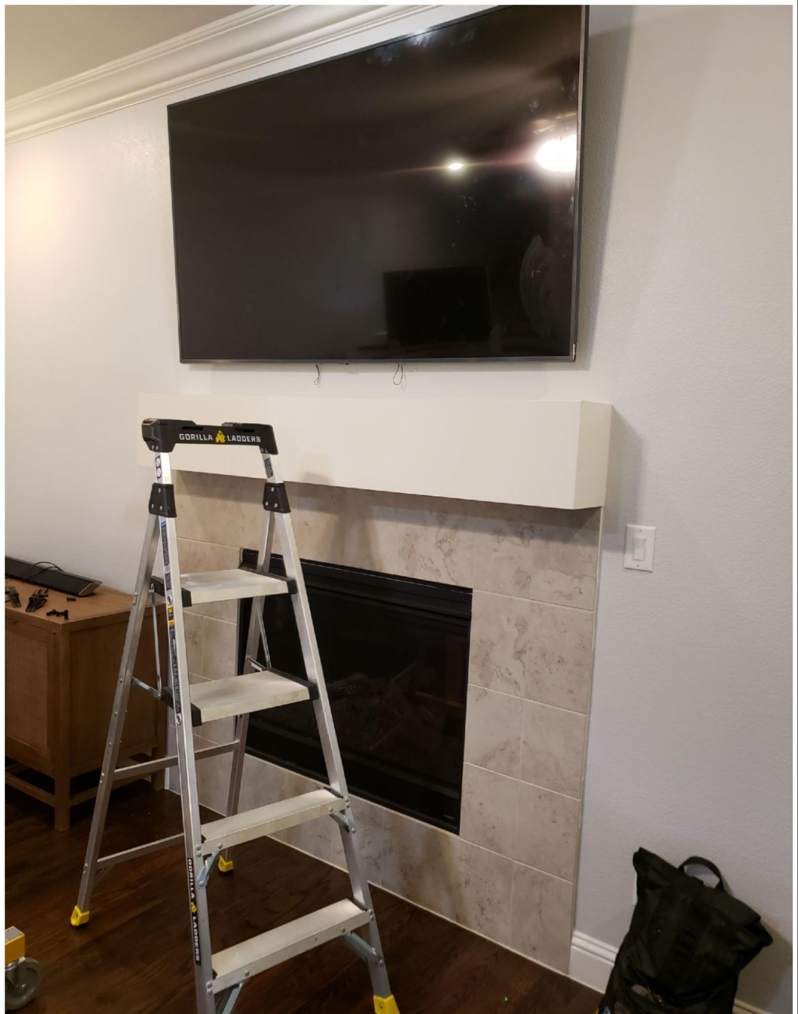 Mounting Above a Fireplace
