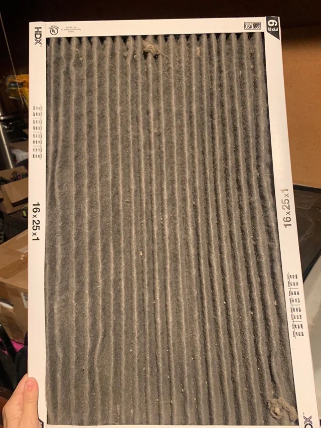 Neglecting to change the filter regularly