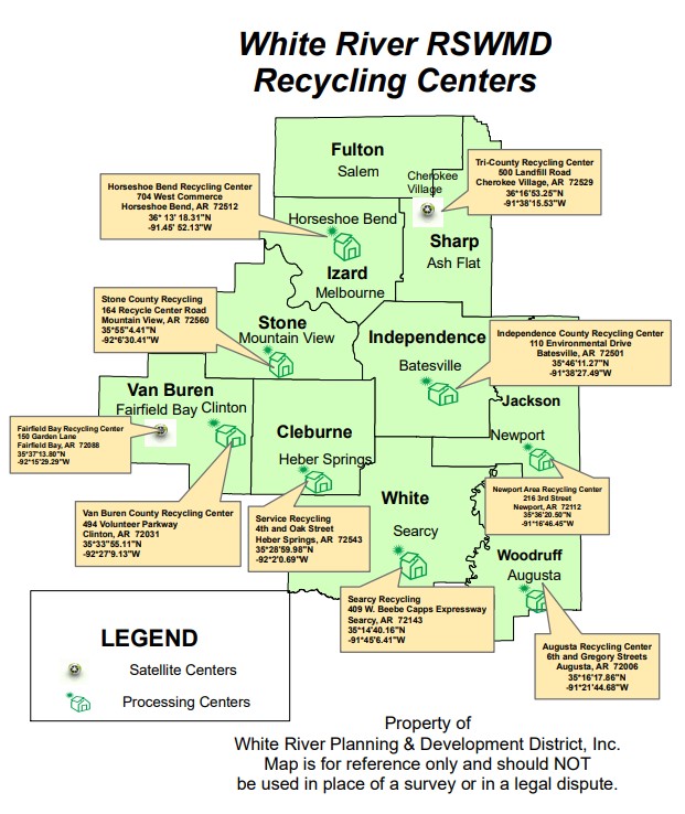 community recycling centers